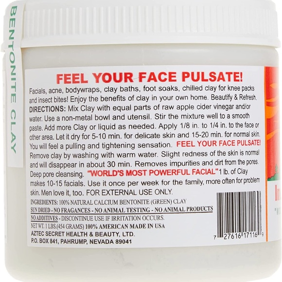 Indian Healing Clay 70% full - Picture 3 of 6